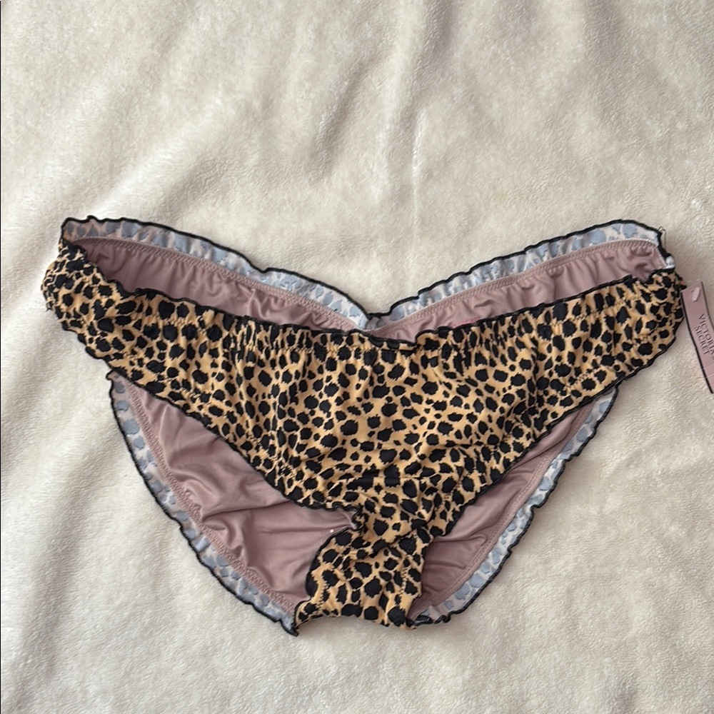 Victoria's Secret Leopard Print Bikini Bottom